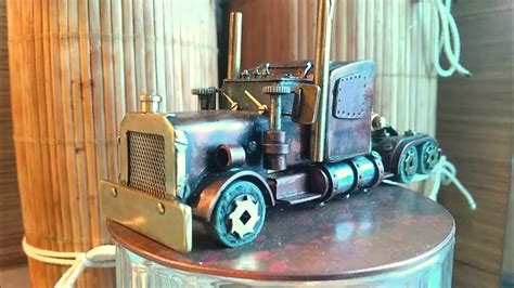 Steampunk Модель американского тягача Truck бенззажигалка Youtube