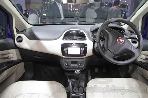 The dashboard fuse box is not where the owner manual says it is, and other references on the web indicate that the fuse box. Fiat Linea 125s dashboard at Auto Expo 2016