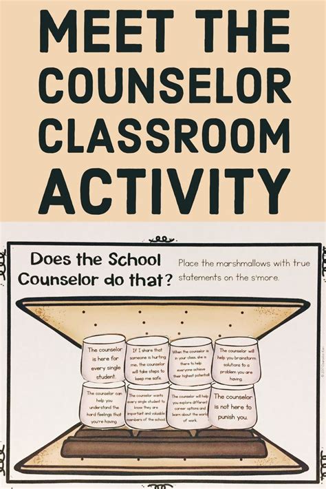 Meet The Counselor Activity Classroom Guidance Lesson For School Counseling Counselor