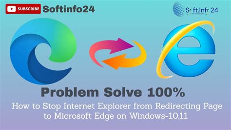 How To Stop Internet Explorer Redirecting To Edge Youtube