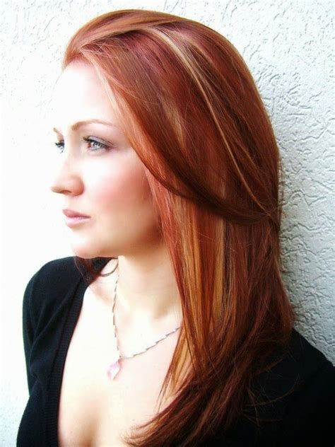 The cool thing about copper hair colors is that they're undecidedly brown, red, and blonde, all at the same time. fiery blonde red hue,beautiful hair color ideas for summer ...