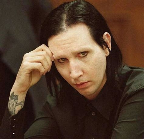 Marilyn Manson No Makeup Marilyn Manson Sheds Makeup On Eastbound Down Set New York Daily News