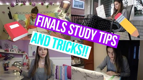 Exam Studying Tips How To Study For Finals Youtube