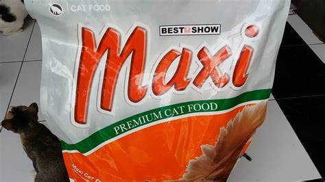 Review Makanan Kucing Maxi Cat Food Premium 20kg Youtube