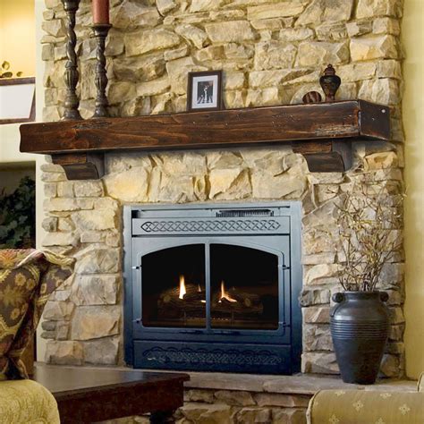 Pearl Mantels Shenandoah Traditional Fireplace Mantel Shelf Fireplace