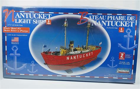 Lindberg 195 Scale Plastic Model Nantucket Light Ship Kit 70860