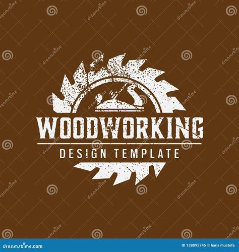 Woodworking Logo Icon Design Template Vector Stock Vector