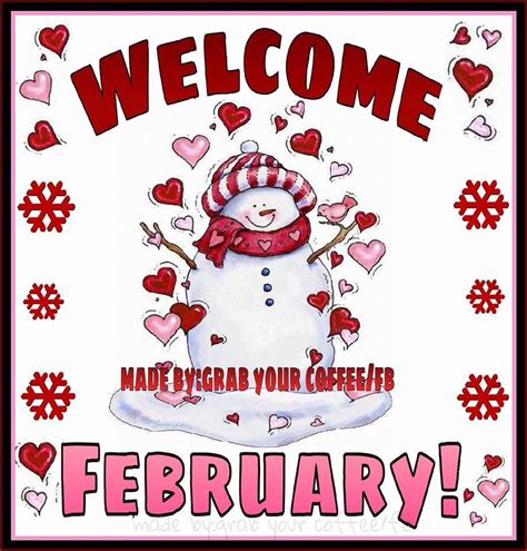 Kalo Mina Mina Welcome February Facebook Image Months In A Year