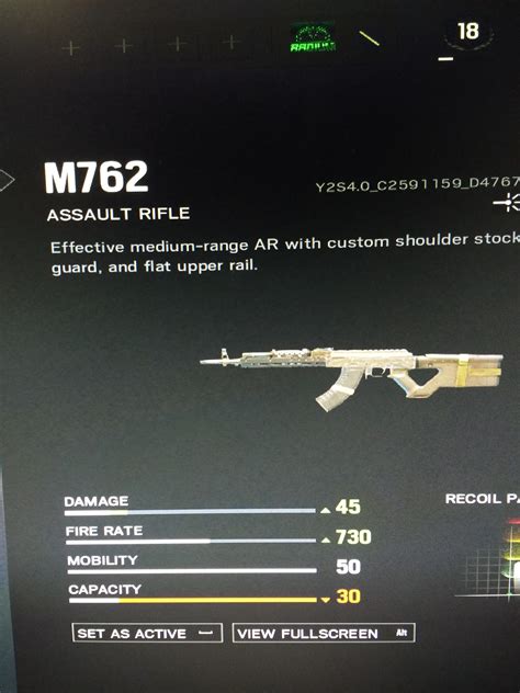 Stats for Zofia's gun : r/Rainbow6