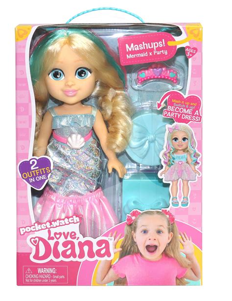 Love Diana 13 Inch Doll Mashup Mermaid Toyworld