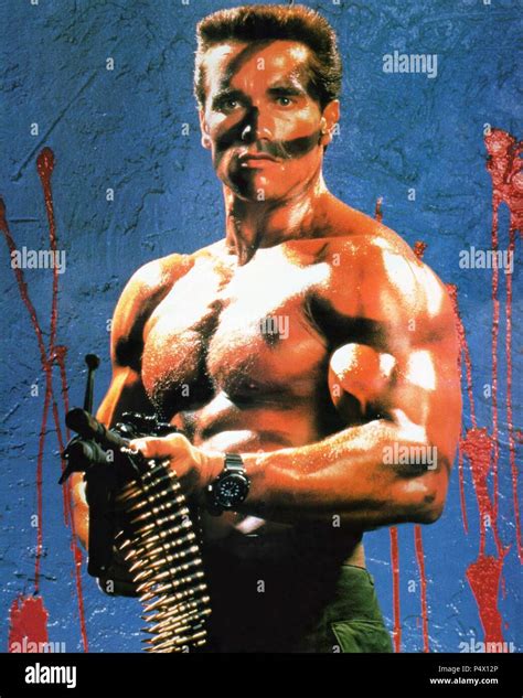Arnold Schwarzenegger Commando Rajz Emberi Test Rajz