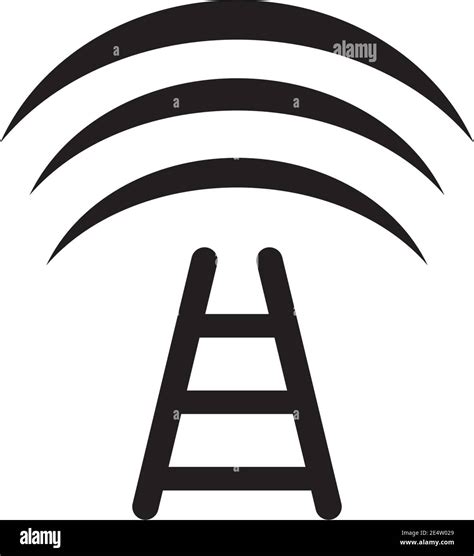 Signal Wave Icon Logo Design Inspiration Vector Illustration Template