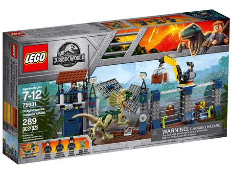 Lego Jurassic World Fallen Kingdom Dilophosaurus Outpost Attack