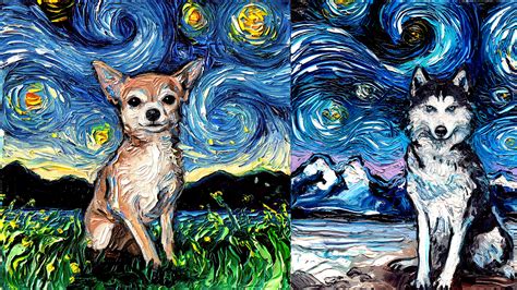This Artist Revamps Vincent Van Goghs ‘starry Night With Wait For It
