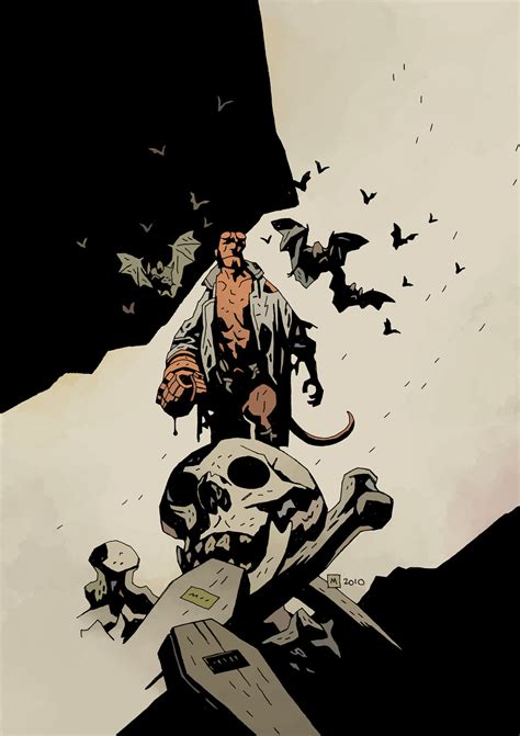 2 New Hellboy Prints By Mike Mignola 411posters