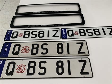 Qbs81z Personalised Initial Number Plates For Sale Qld Mrplates