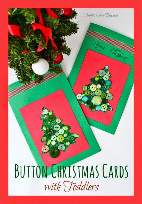 Personalize with photos, text + embellishments. Simple Christmas cards for kids to make - Crafty Kids at Home