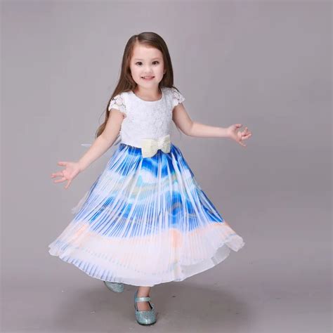 2016 Europe High Quality Maxi Dresses For Kids Clothes For Girls Age 2