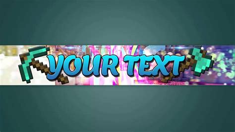 Youyube Banner Maker ~ Free Hd Minecraft Youtube Channel Banner