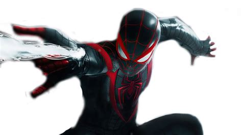 Miles Morales In Game Ps5 Png By Pngsandassets On Deviantart