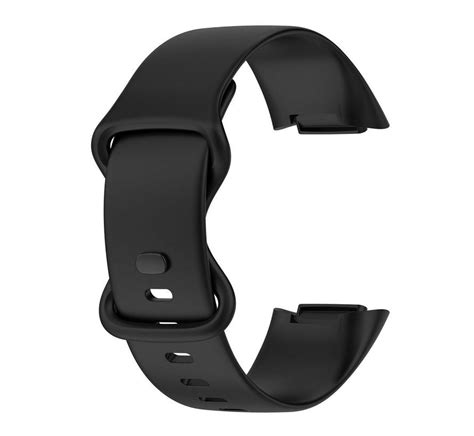Silicone Strap For Fitbit Charge 5 One Size Fits All Black Shop Today