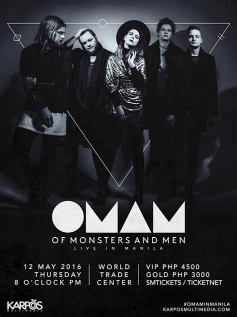 Of Monsters And Men Live In Manila 2016 Philippine Concerts