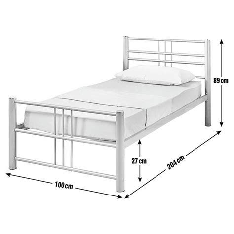 Buy Argos Home Atlas Single Metal Bed Frame Silver Bed Frames