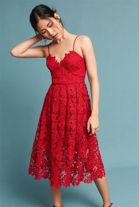 Forever Yours Red Lace Midi Dress Red Lace Midi Dress Lace Dress