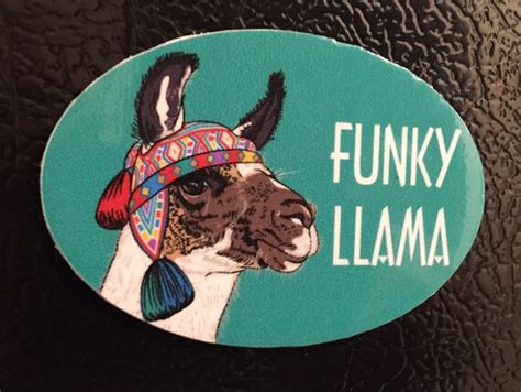 Funky Llama Phish Magnet