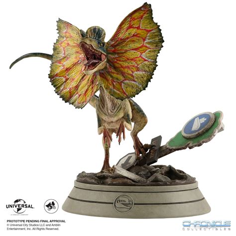 Jurassic Park Dilophosaurus Statue By Chronicle Collectibles The