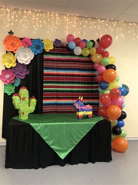 Backdrop Mexican Theme Mexican Party Theme Mexican Party Decorations Mexican Birthday Parties