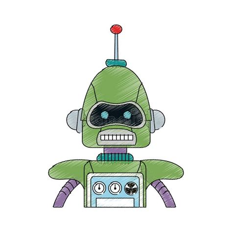 Robot Cartoon Icon Stock Vector Illustration Of Friendly 87528804