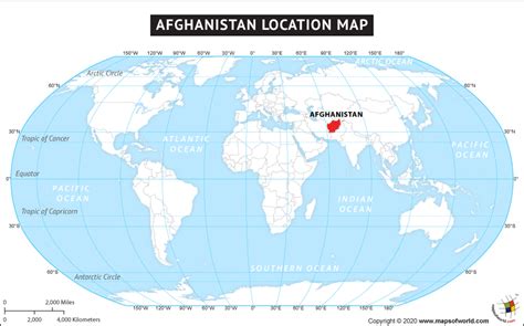 Where Is Afghanistan Located Location Map Of Afghanistan