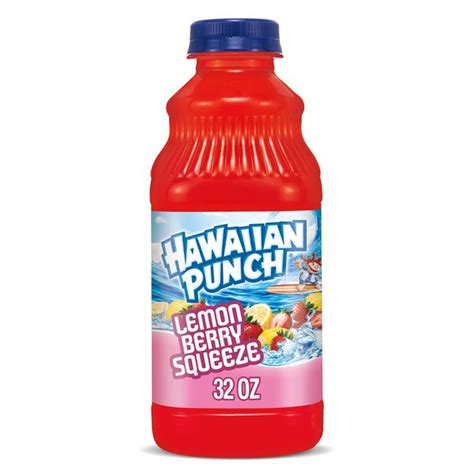 Hawaiian Punch Lemon Berry Squeeze Juice Drink 32 Fl Oz Instacart