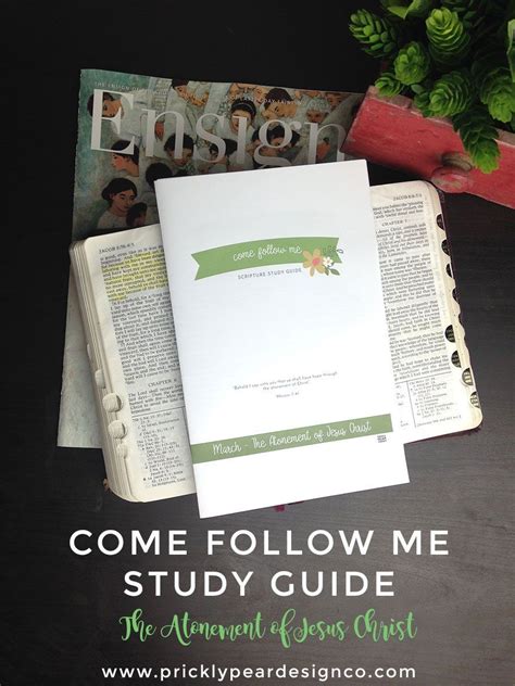 Free Come Follow Me Study Guide For March The Atonement Of Jesus