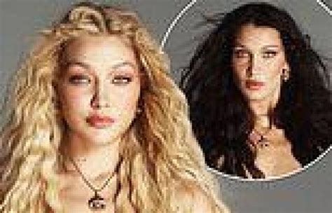 Gigi Hadid And Her Sister Bella Strip Naked For Racy Versace Shoot