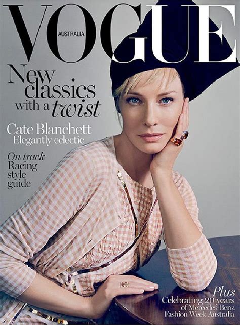 Cate Blanchett Cover Photo For Vogue Australia April 2015