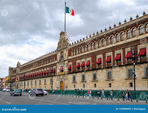 The National Palace In The Historical Center Of Mexico City Editorial