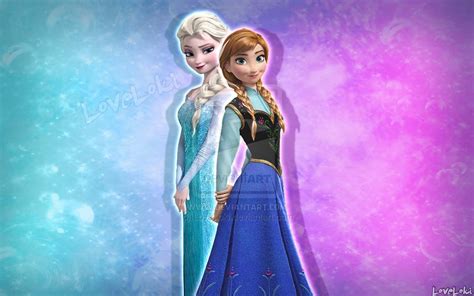 3d customize frozen 2 anna&elsa bedding set duvet cover set bedlinen description: Elsa and Anna Wallpapers - WallpaperSafari