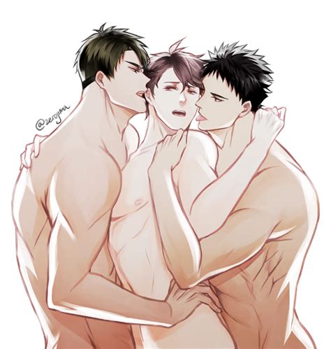 Post Haikyuu Hajime Iwaizumi Tooru Oikawa Wakatoshi Ushijima