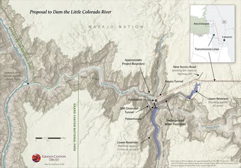 map colorado river grand canyon get map update