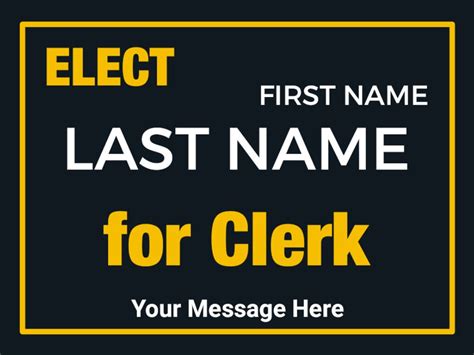 Clerk Crazy Cheap Political Signs And Custom Yard Signs 60 Off