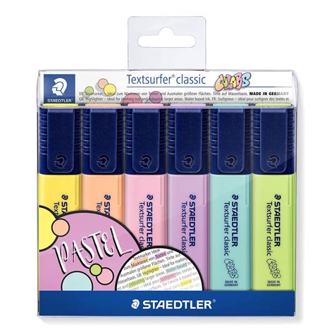Buy Staedtler 364 Cwp6 Textsurfer Classic Pastel Highlighters
