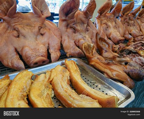 Head Whole Roasted Pig Image And Photo Free Trial Bigstock