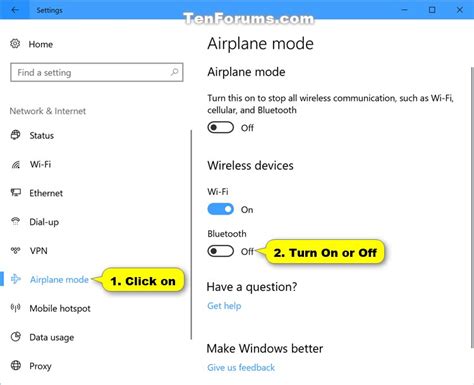 On your keyboard, hold down the windows logo key and press the i key to open update the bluetooth driver on your computer. Turn On or Off Bluetooth in Windows 10 | Tutorials