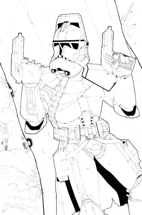 Star Wars Clone Arc Trooper Coloring Pages Coloring Pages