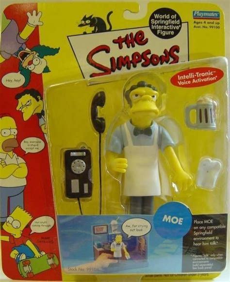 Boneco Moe World Of Springfield Interactive Figure Os Simpsons The Simpsons Playmates