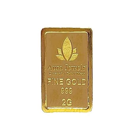 Buy 2 Gms 24kt Pure Gold Coin Bar At