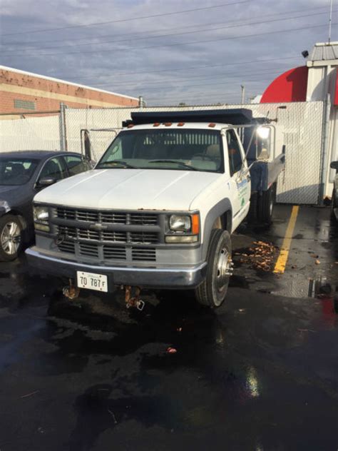 Chevy 3500hd Dump Truck Extremely Low Miles Snow Plow