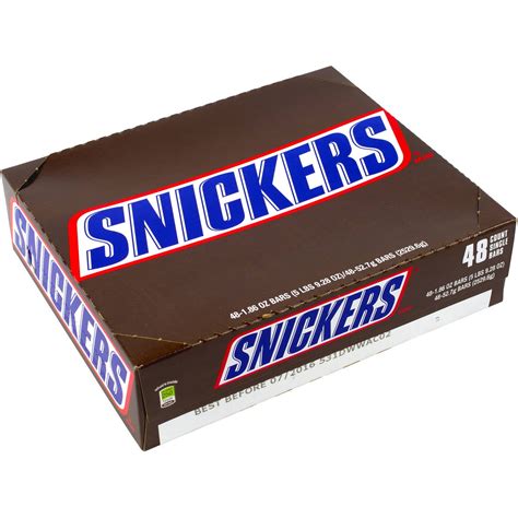 Snickers Candy Bars 186 Oz 48 Count